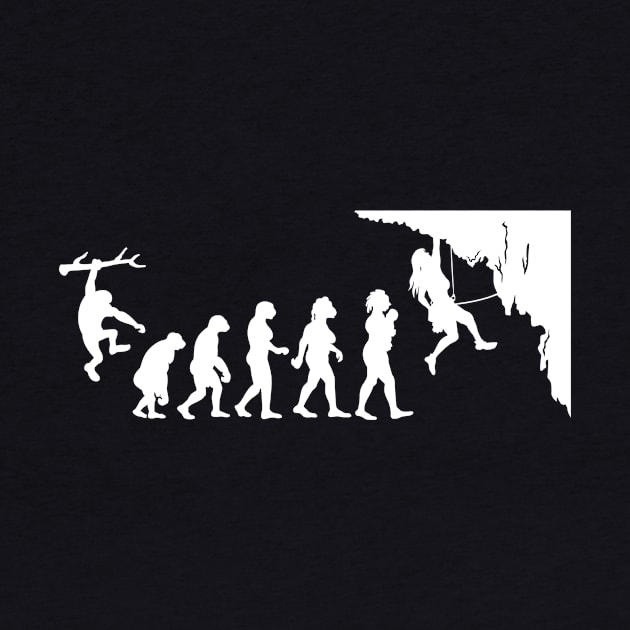 Evolution of Mountain Climbing Woman by ThyShirtProject - Affiliate